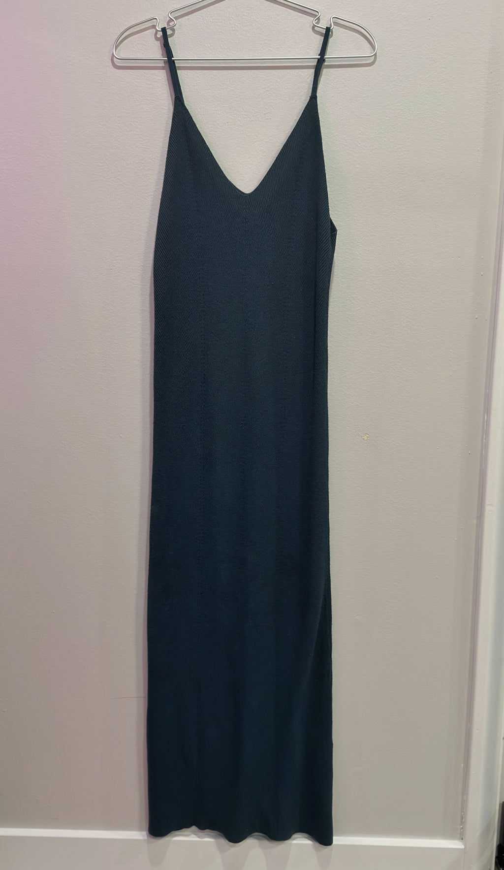 BLUE SWEATER DRESS SIZE L