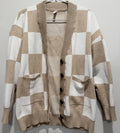 CHECKER SWEATER SIZE M