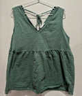 GREEN TANK TOP SIZE 1X