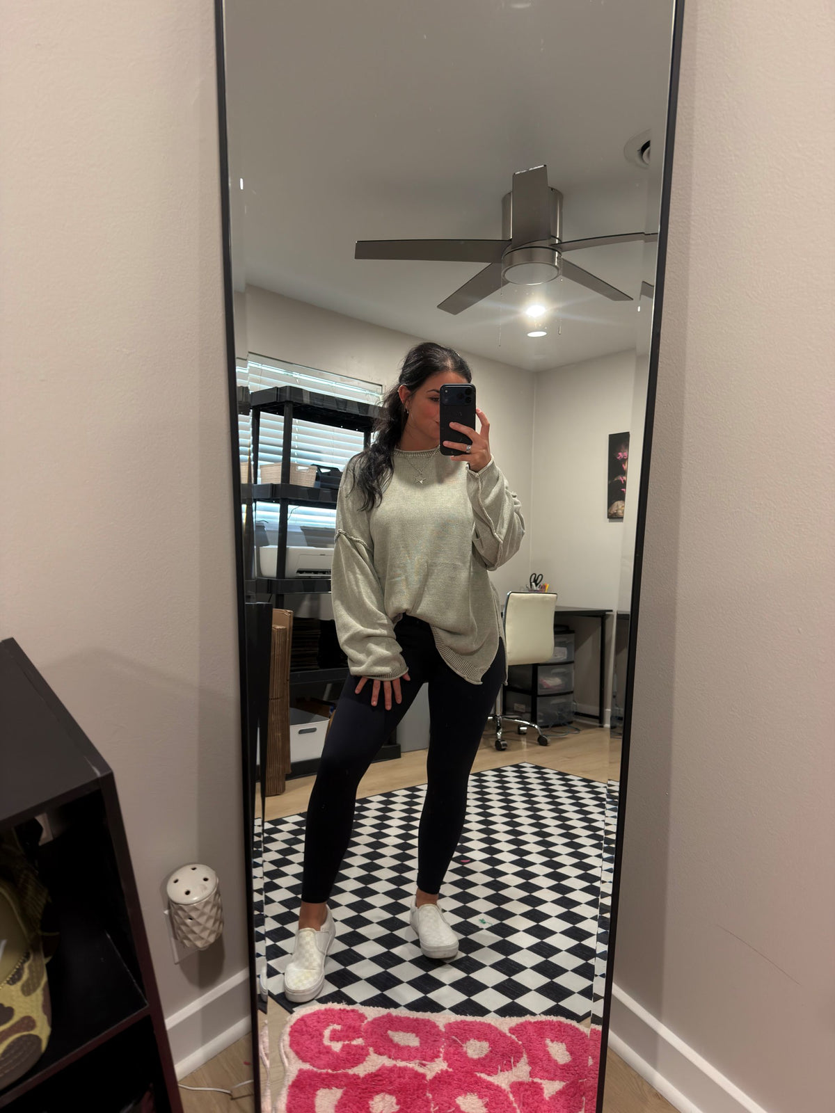 THE RAW EDGE SWEATER | LIGHT OLIVE
