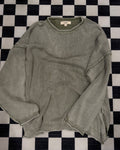 THE RAW EDGE SWEATER | LIGHT OLIVE