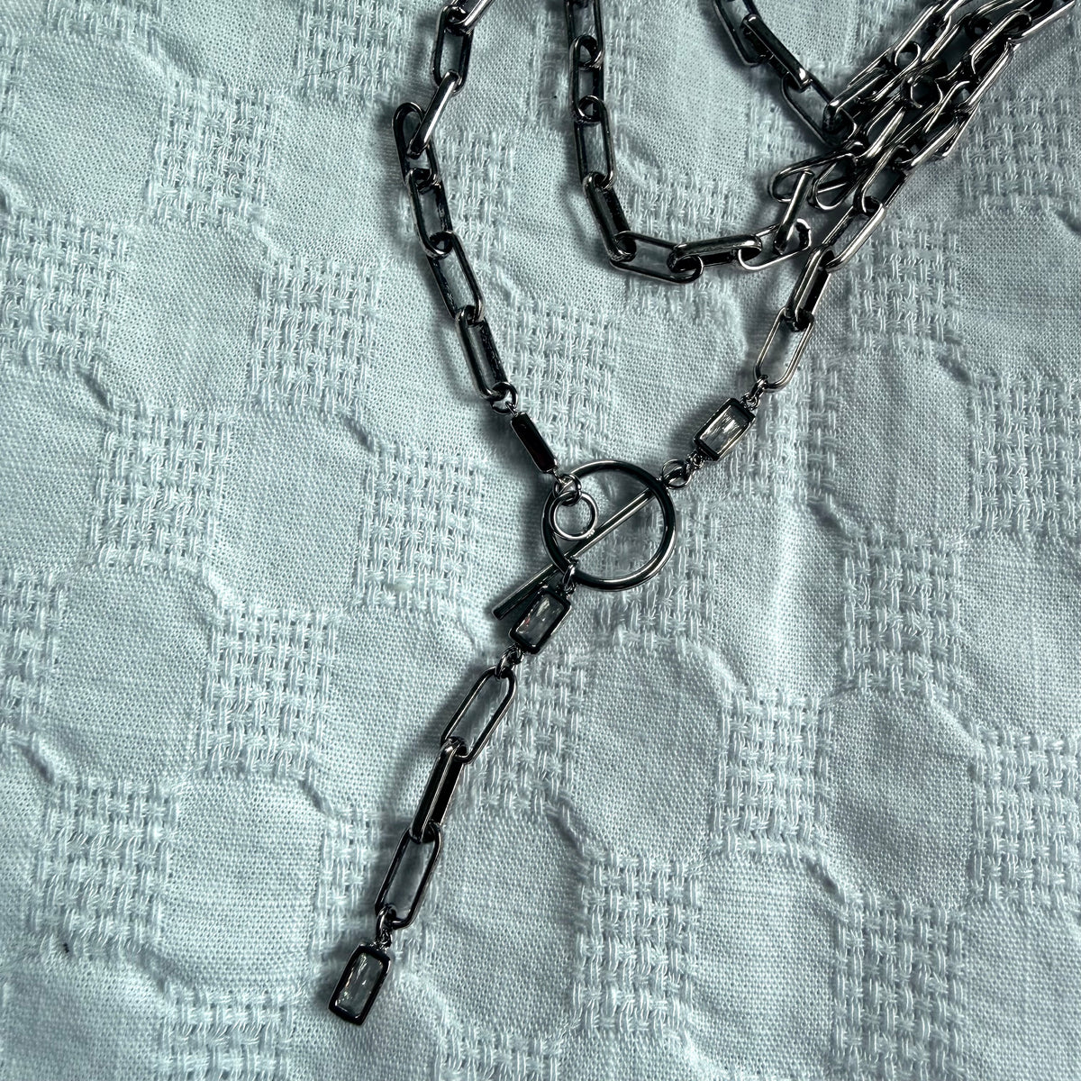 PAPER CLIP WRAP NECKLACE