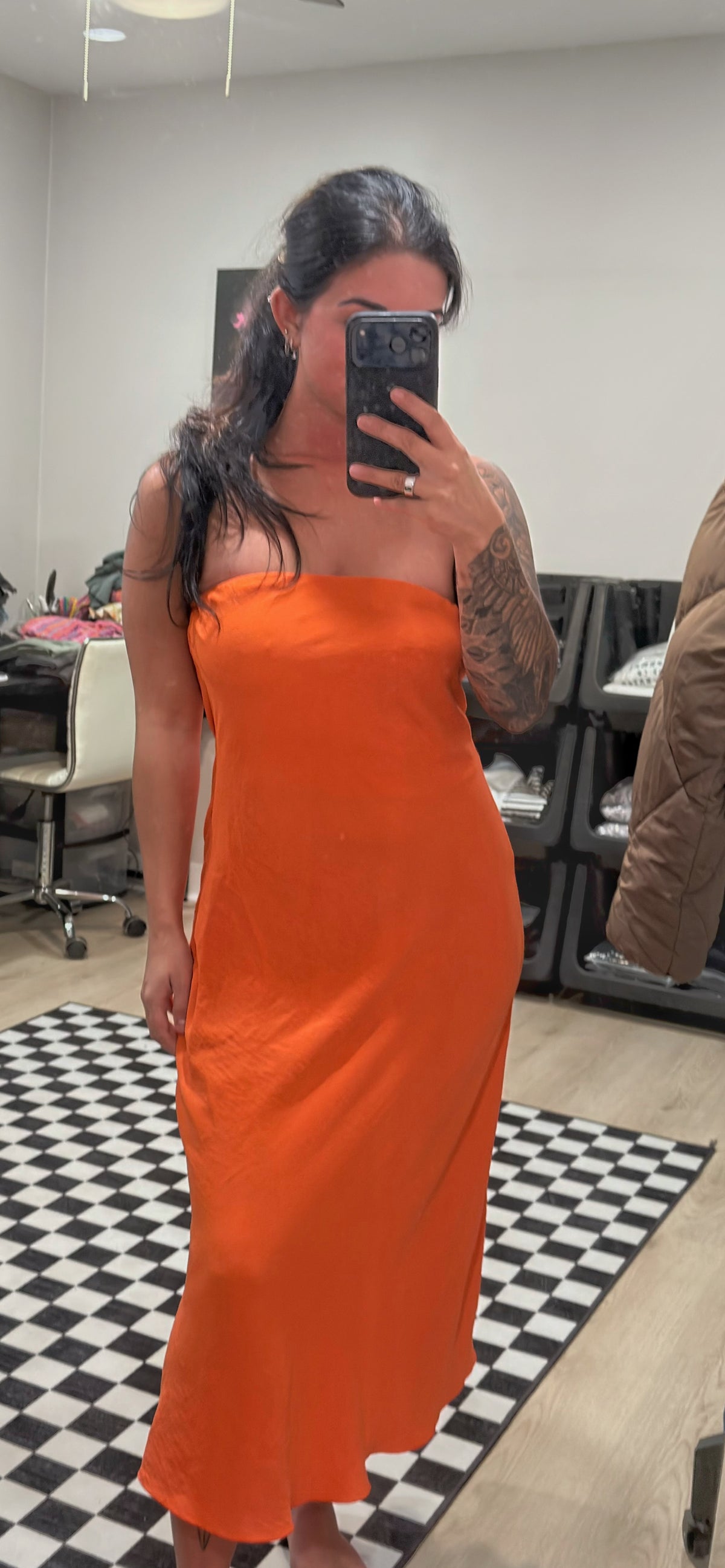SEE YOU MONDAY STRAPLESS DRESS SIZE L