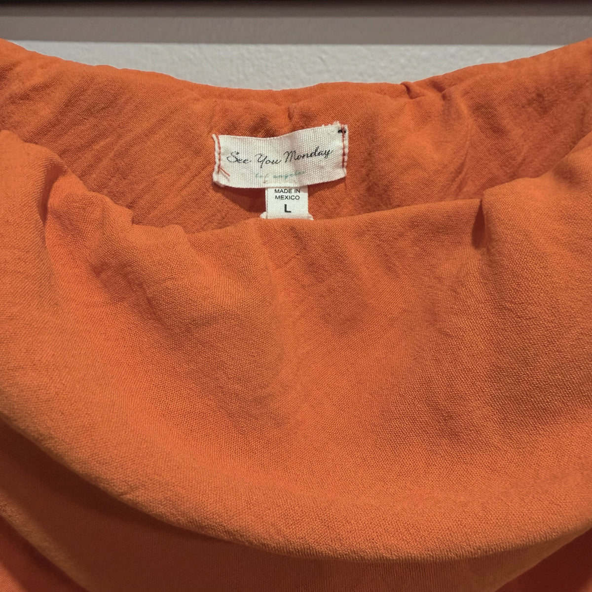 SEE YOU MONDAY STRAPLESS DRESS SIZE L