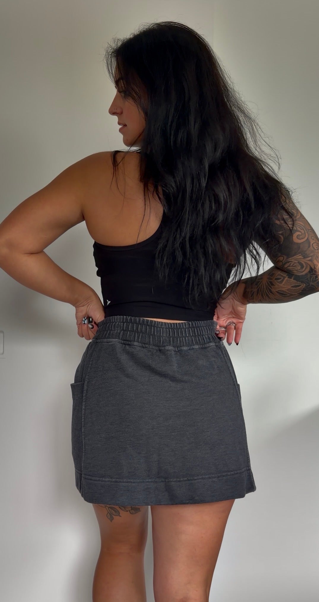 MINERAL WASH REBEL SKORT