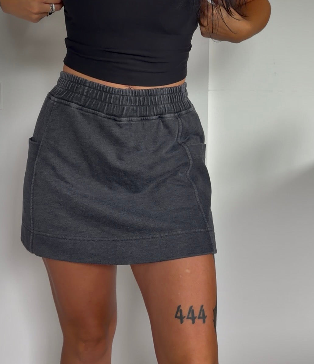 MINERAL WASH REBEL SKORT