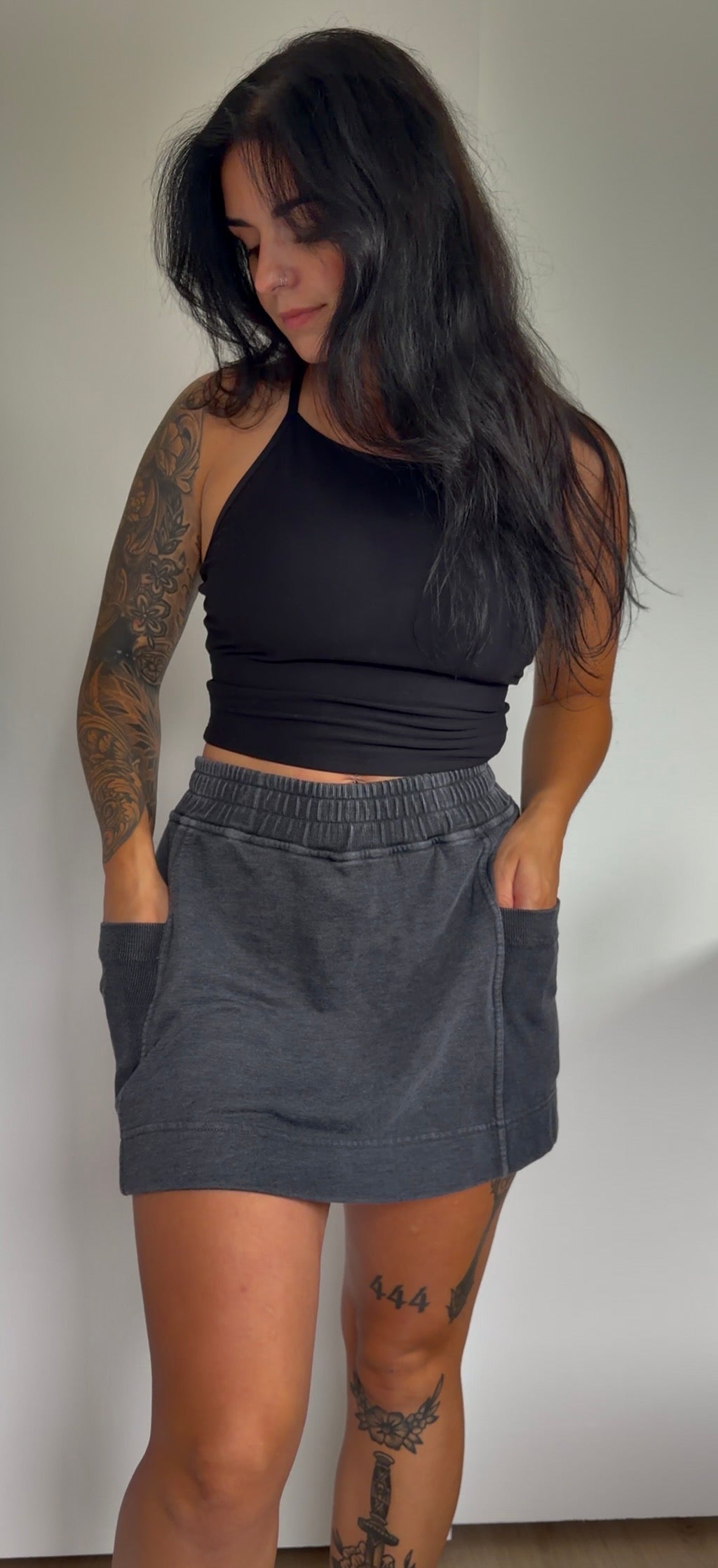 MINERAL WASH REBEL SKORT