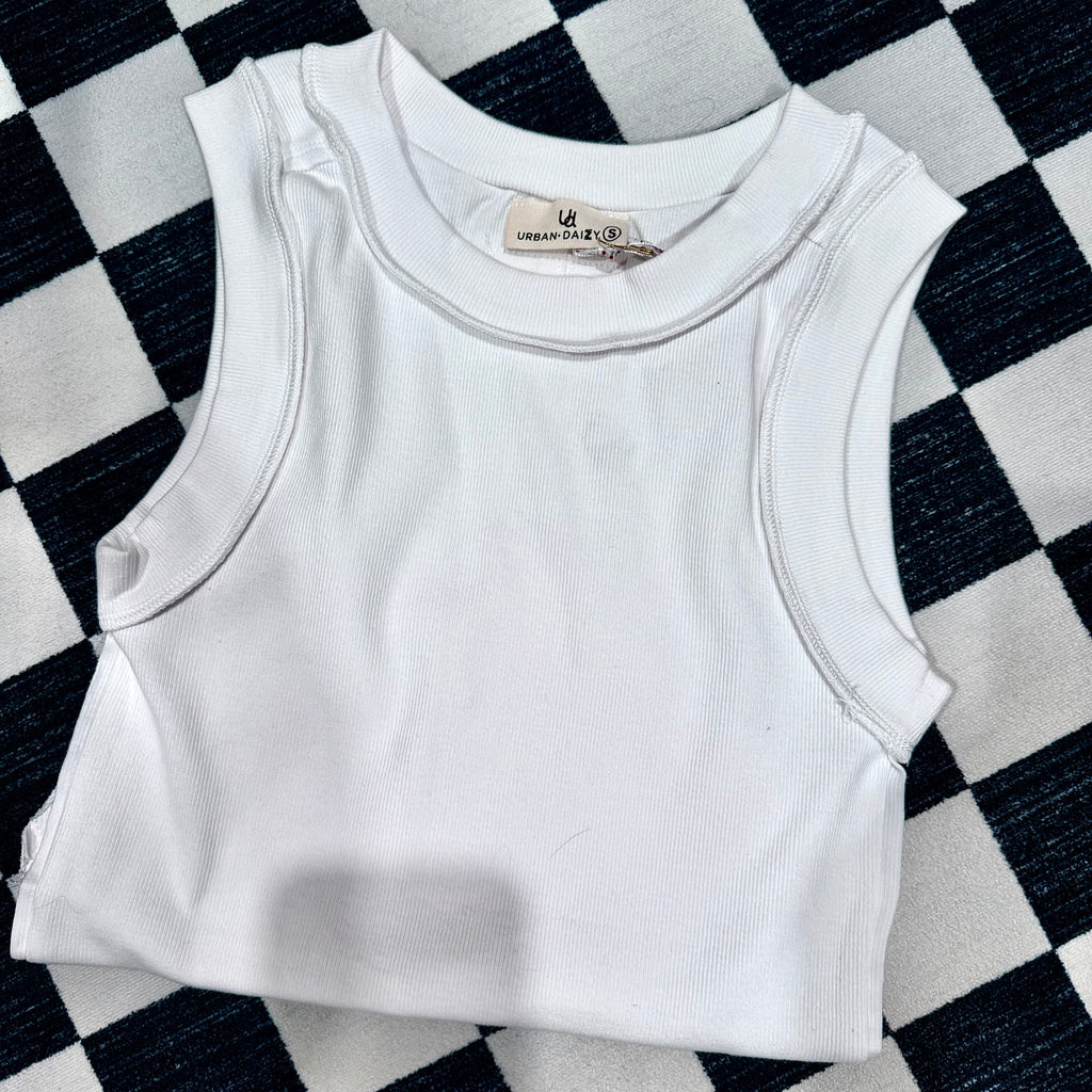 THE REBEL RIBBED TANK