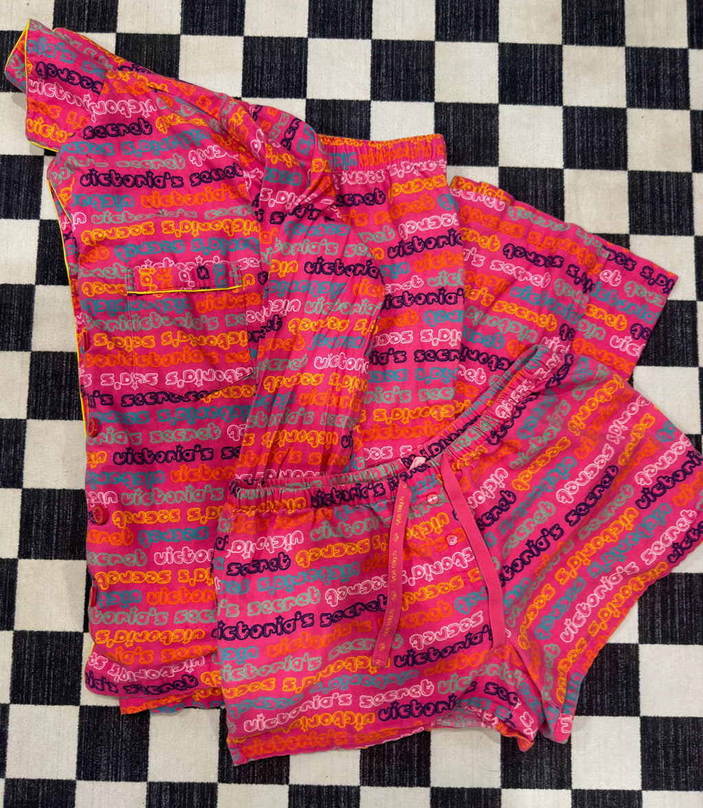 Y2K VICTORIAS SECRET PJ SET SIZE M