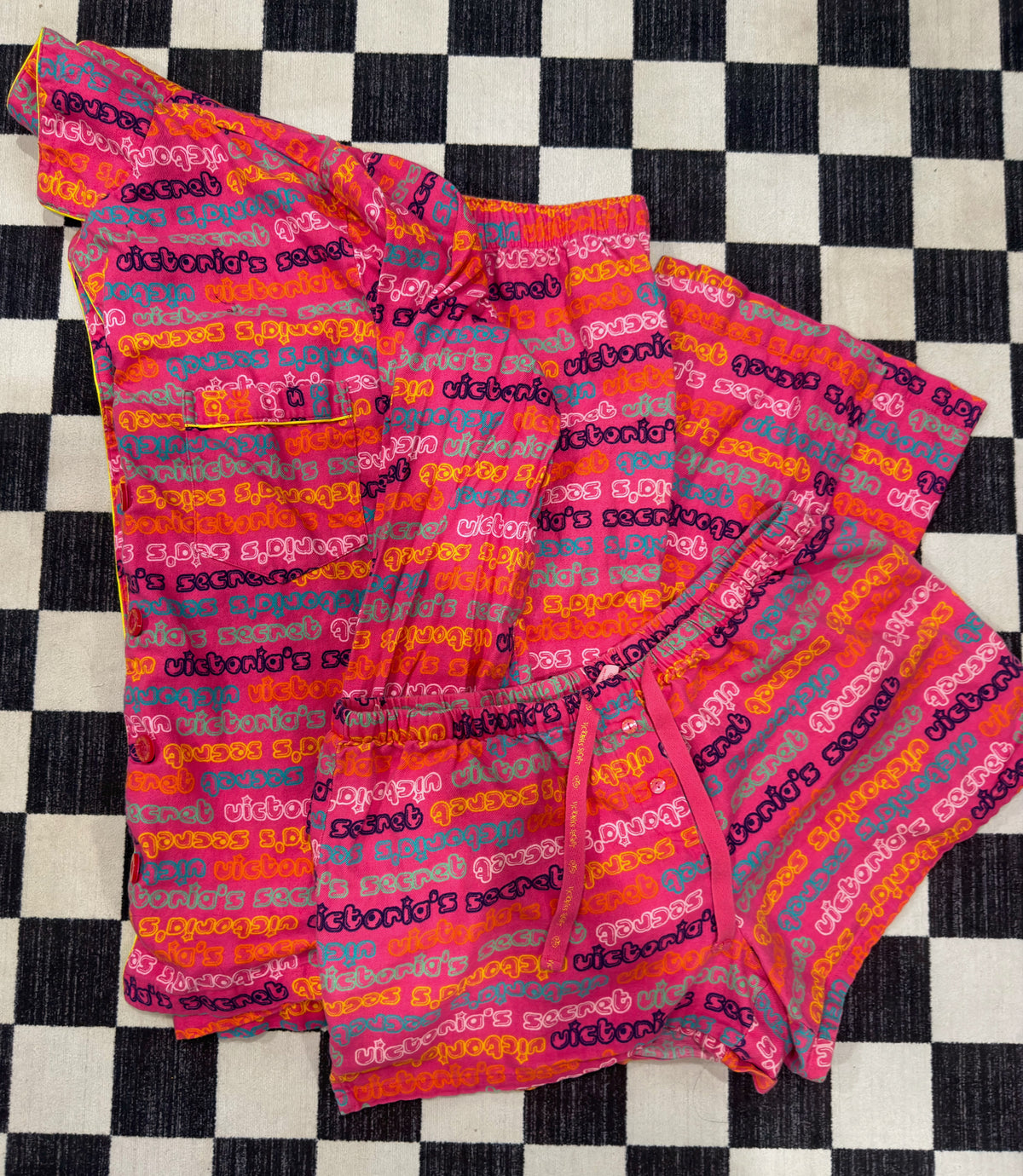 Y2K VICTORIAS SECRET PJ SET SIZE M
